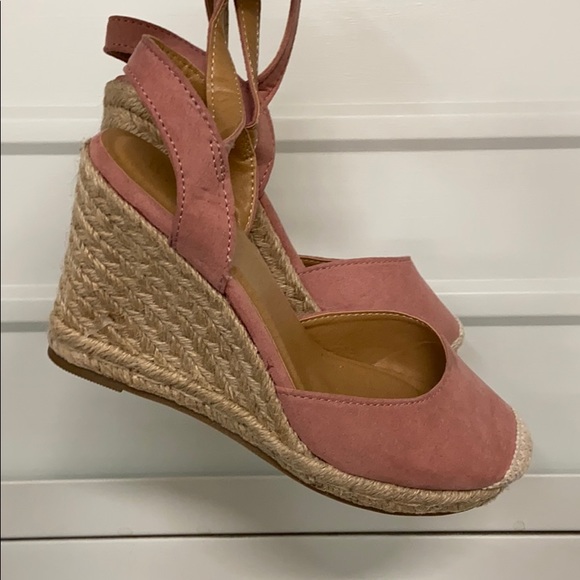 bamboo espadrille wedge
